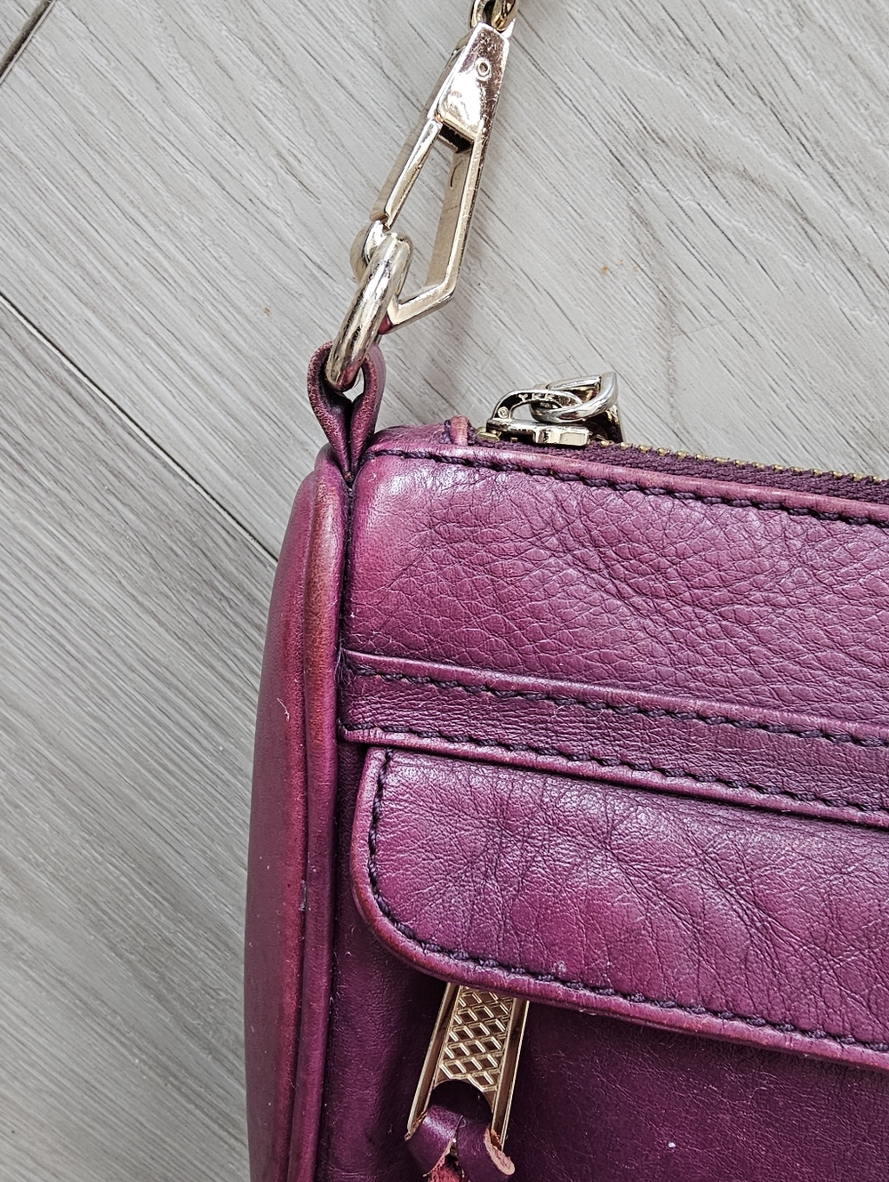 Rebecca Minkoff Mini MAC Crossbody Leather Bag - Picture 6 of 16